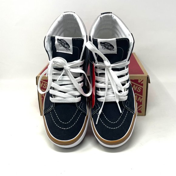 Vans Sk8 Hi Stacked Women Size Gray Black Skateboarding Suede Canvas VN0A4BTWIYP - Picture 5 of 11